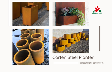 Corten Steel Outdoor Planter